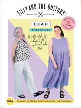 leah-top-dress-sewing-pattern-tilly-and-the-buttons-cover fabric shack malmesbury