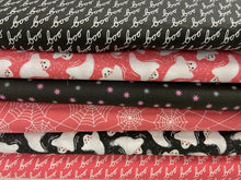 Hey Boo by Lella Boutique for Moda Stars Midnight Black Cotton Fabric by 1/4 Metre*