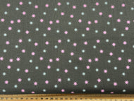 lella boutique moda hey boo halloween goth gothic midnight black stars cotton fabric shack malmesbury