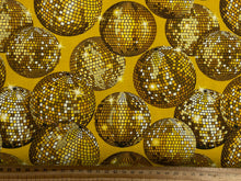 lewis 7 and irene disco ball glitter metallic silver party star gold cotton fabric shack malmesbury