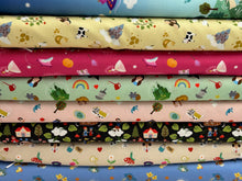 Lewis & Irene Small Things Fairytales Alice In Wonderland Natural Cotton Fabric by 1/4 Metre*