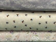 lewis & and irene extra wide quilt back backing cloud cloudy sky sweet dreams grey cream flower floral bee meadow cotton fabric shack malmesbury