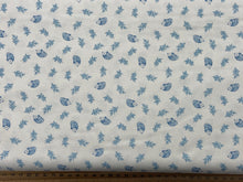 lewis & and irene forget me not forget-me-not lane flowers floral hedgehog blue white cotton fabric shack malmesbury 2