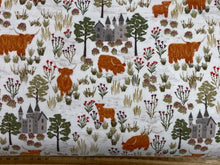 lewis & and irene loch lewis brushed cotton flannel highland cow cream fabric shack malmesbury