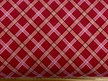 lewis & and irene loch lewis brushed cotton flannel plaid check red fabric shack malmesbury