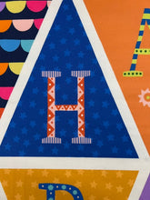 lewis & irene heirloom happy birthday bunting flags make your own fabric shack malmesbury 4 