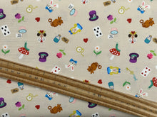 lewis and & irene small things fairytales fairy tales alice in wonderland light pink cotton fabric shack malmesbury