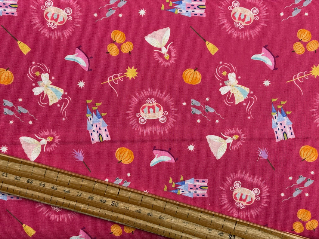 lewis and & irene small things fairytales fairy tales cinderella pink cotton fabric shack malmesbury