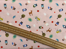 lewis and & irene small things fairytales fairy tales snow white light pink cotton fabric shack malmesbury