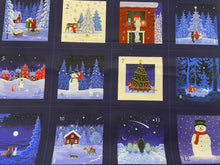 lewis and irene eva melhuish tomtens forest friends advent calendar panel christmas holidays hare fox santa 3