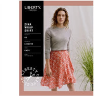 liberty dressmaking dress making pattern Zena wrap skirt 14-22  fabric shack malmesbury LIB601B