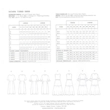 liberty dressmaking dress making pattern natasha tiered dress 14-22  fabric shack malmesbury LIB105B back page