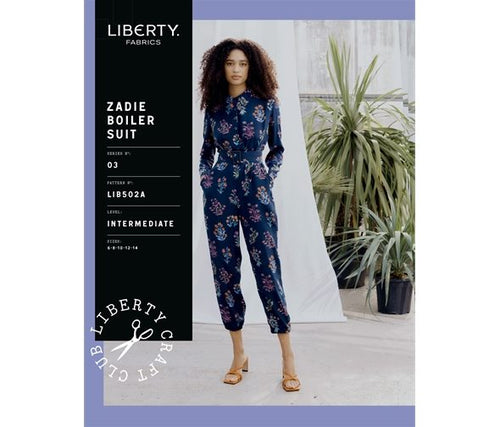 Liberty Zadie Boiler Suit (LIB502) Dressmaking Pattern Various Sizes