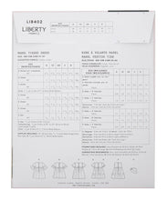 liberty pattern mabel tiered dress lib402 fabric shack malmesbury back cover