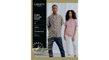 liberty dressmaking dress making pattern Como collar shirt fabric shack malmesbury LIB203