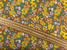 liberty everlasting cosmos song orange flower floral cotton fabric shack malmesbury