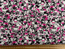 Libs Elliot for Andover Phantasm Storm Scream Pink/Mono Cotton Fabric by 1/4 Metre*