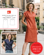liesl and co fira dress and top sewing dress and top dressmaking pattern fabric shack malmesbury
