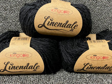 linendale king cole dk double knit cotton linen blend ebony black 5680 yarn wool fabric shack malmesbury