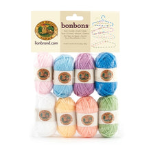 lion brand bonbons bonbon mini ball wool yarn pack 60g pastel fabric shack malmesbury