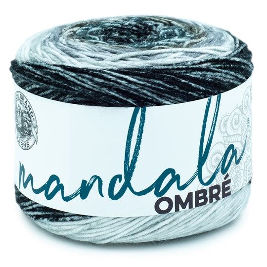 lion brand mandala ombre cool wool yarn 201cm double knit dk 150g fabric shack malmesbury