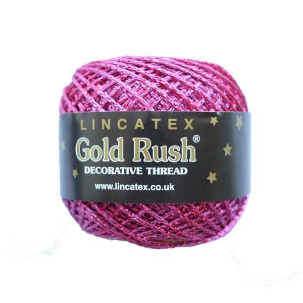 lncatex gold rush decorative thread yarn twine metallic sparkly royal blue HCC3240 fabric shack malmesbury