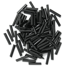 long bugle beads 8g 153_06 black jewellery making fabric shack malmesbury