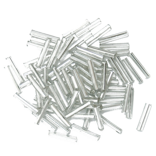 long bugle beads 8g 153_01 silver jewellery making fabric shack malmesbury