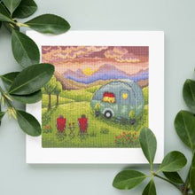 lucy pittaway cross stitch kit fabric shack malmesbury our happy place 2