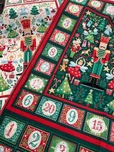 makower nutcracker christmas cotton fabric advent panel pocket shack malmesbury
