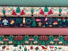 Makower Christmas Nutcracker Fairytale Blue Cotton Fabric by 1/4 Metre*