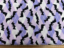 me and my sister designs moda fabboolous halloween harlequin plaid bat lavender cotton fabric shack malmesbury