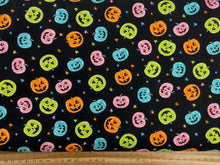 me and my sister designs moda fabboolous halloween pumpkin black cotton fabric shack malmesbury
