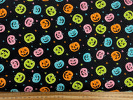 me and my sister designs moda fabboolous halloween pumpkin black cotton fabric shack malmesbury