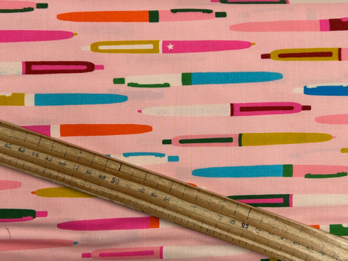 melody miller ruby star society trinketry pens balmy pink cotton fabric shack malmesbury