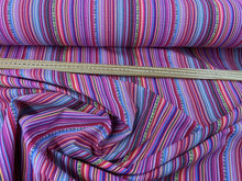 mexican stripes rhumba salsa mambo fabric shack malmesbury rhumba fuschia