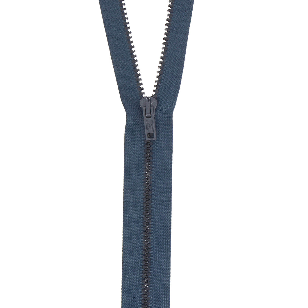 milward chunky plastic open end zip 35cm 14 inch navy blue fabric shack malmesbury 200_035_146