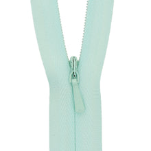 milward concealed invisible closed coil zip fabric shack malmesbury aqua 60cm 24 inches 118_060_178