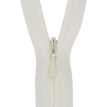 milward concealed invisible closed coil zip fabric shack malmesbury cream 25cm 10 inches 118_025_154