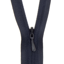 milward concealed invisible closed coil zip fabric shack malmesbury dark navy blue 25cm 10 inches 118_025_147