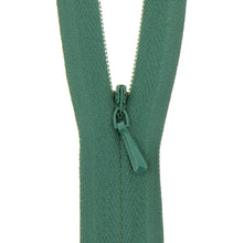 milward concealed invisible closed coil zip fabric shack malmesbury bottle green 60cm 24 inches 118_060_137