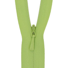 milward concealed invisible closed coil zip fabric shack malmesbury light meadow green 60cm 24 inches 118_060_177
