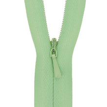 milward concealed invisible closed coil zip fabric shack malmesbury pale lime green 60cm 24 inches 118_060_179