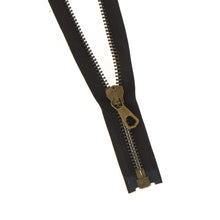 milward heavy weight duty open end zip 70cm black fabric shack malmesbury 330_070_172