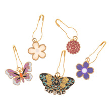 milward metal stitch markers novelty gift present knitting crochet butterfly flowers knitters knit fabric shack malmesbury