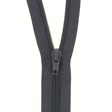 milward nylon open end zip zipper 70cm charcoal grey fabric shack malmesbury 110_70_173