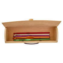 milward wooden crochet hook case fabric shack malmesbury 2514216