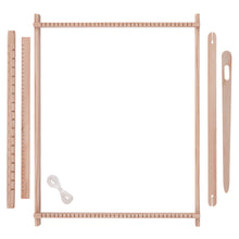 milward wooden weaving loom and accessories comb shuttle needle separator 44 x 34cm fabric shack malmesbury TTW001