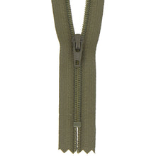 milward closed dress skirt zip nylon khaki 150 30cm 12 inches 100_30_150