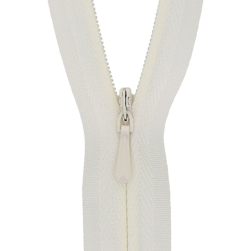 milward concealed invisible closed coil zip fabric shack malmesbury cream 60cm 24 inches 118_060_154